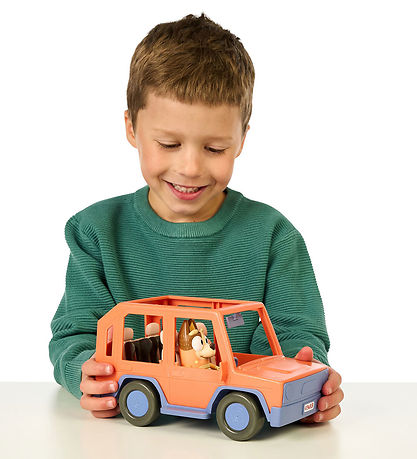 Bluey Legesæt - Familiens 4WD Feriebil m. Figur