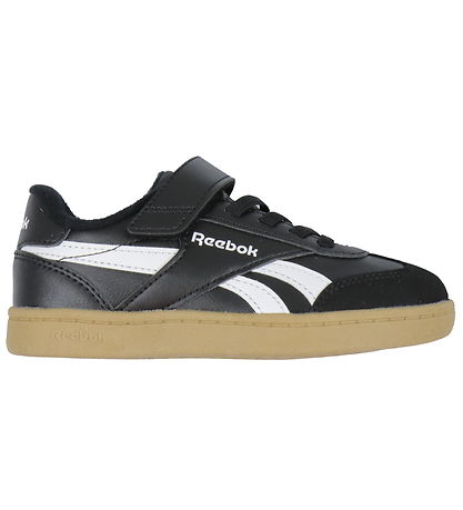 Reebok Sko - Smash Edge Elastic & Top Strap - Black/White/Gum