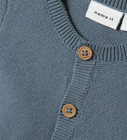 Name It Cardigan - Strik - NbmJolle - Blue Mirage