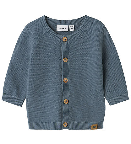 Name It Cardigan - Strik - NbmJolle - Blue Mirage