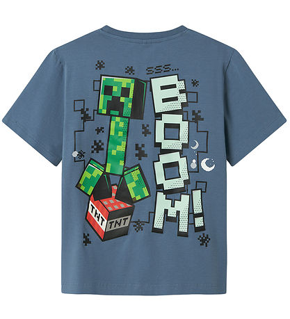 Name It T-shirt - NkmMamun Minecraft - Blue Mirage