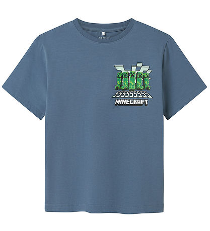 Name It T-shirt - NkmMamun Minecraft - Blue Mirage