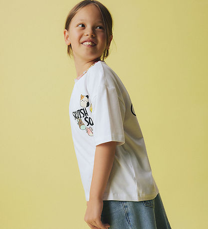 Name It T-shirt - NkfMomi Squish - Bright White