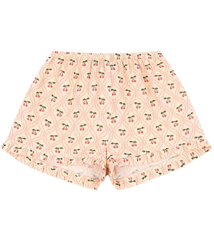 Konges Sløjd Shorts - Musselin - Coco - Cherry Pink Motif