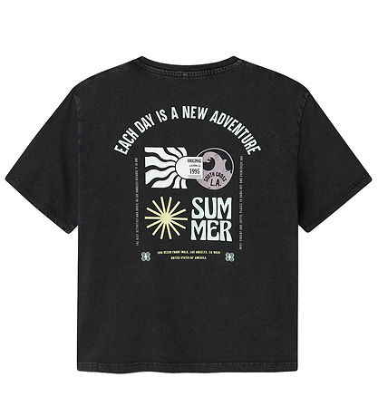 Name It T-Shirt - NkmJeano - Black m. Print