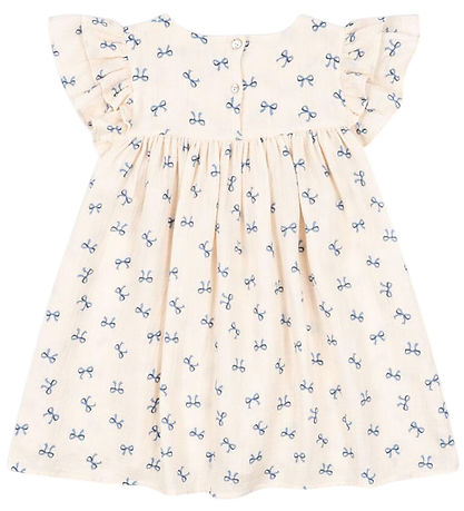 Konges Sløjd Kjole - Musselin - Coco - Bow Blue