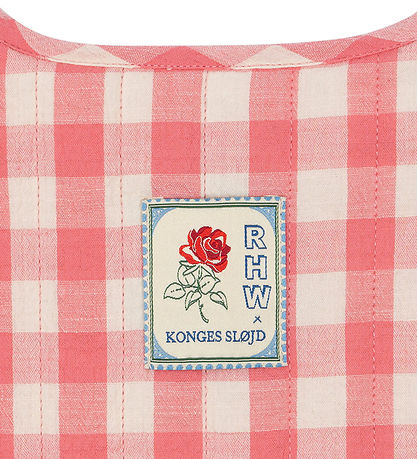 Konges sløjd x Rosie H-W Termojakke - Peach Blossom Check