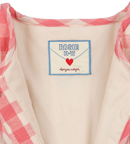 Konges sløjd x Rosie H-W Termojakke - Peach Blossom Check