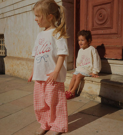 Konges Sløjd x Rosie H-W Bukser - Peach Blossom Check