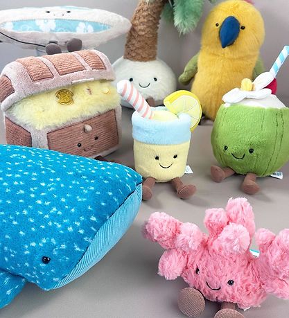 Jellycat Bamse - 11x9 cm - Amuseables Aruba Coconut