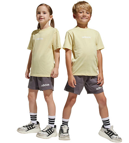 adidas Performance Shortssæt - LK Lin T-Set - Powyel/White
