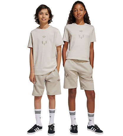 adidas Originals Sweatshorts - Messi - Lysebrun