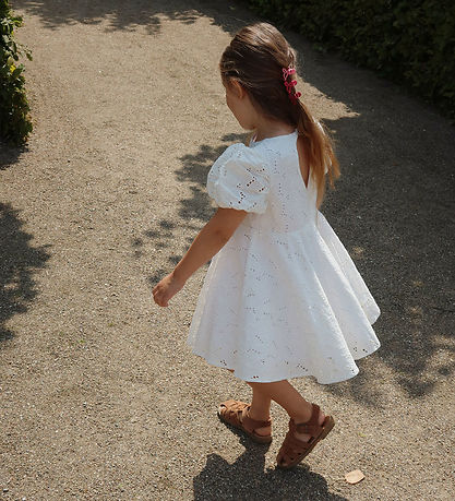 Konges Sløjd Kjole - Glasie - Antique White m. Broderie Anglaise