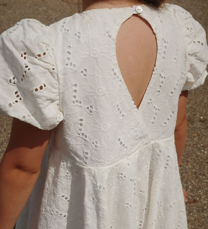 Konges Sløjd Kjole - Glasie - Antique White m. Broderie Anglaise