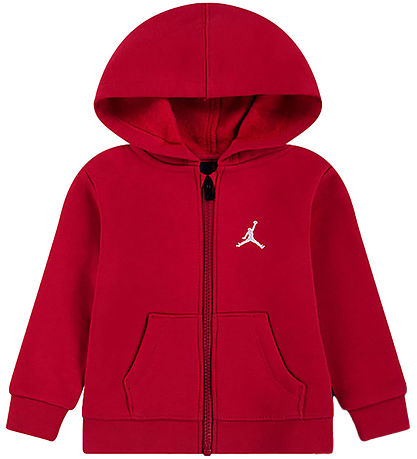 Jordan Sweatsæt - Cardigan/Sweatpants - Sort m. Logo