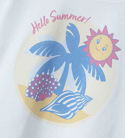 Name It T-shirt - NmfJassa - Lucent White