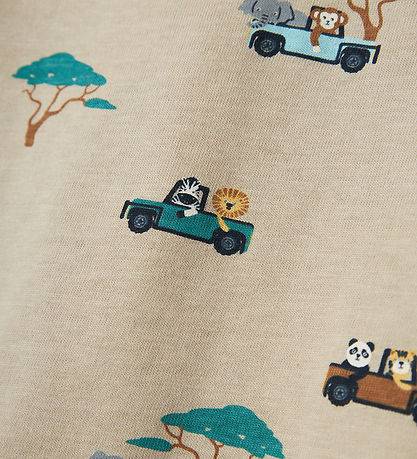 Name It T-shirt - NmmJivan - Island Fossil - m. Print