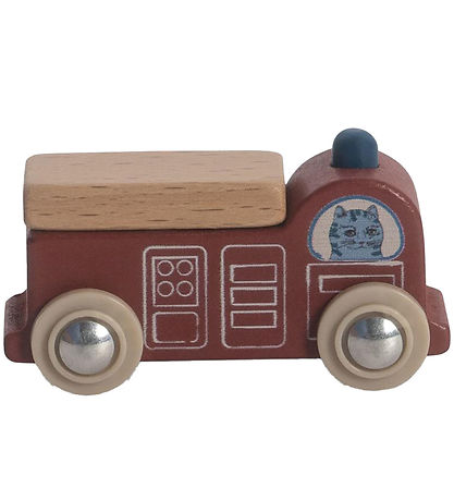 Konges Sløjd Bil - Træ - Little Car - Red