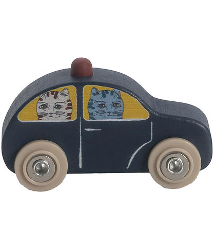 Konges Sløjd Bil - Træ - Little Car - Blå