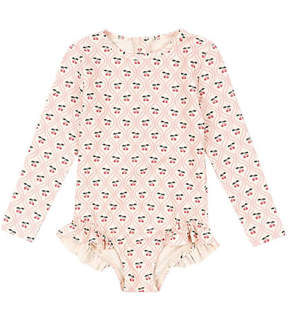 Konges Sløjd Badedragt - Merle - Cherry Pink MOTIF