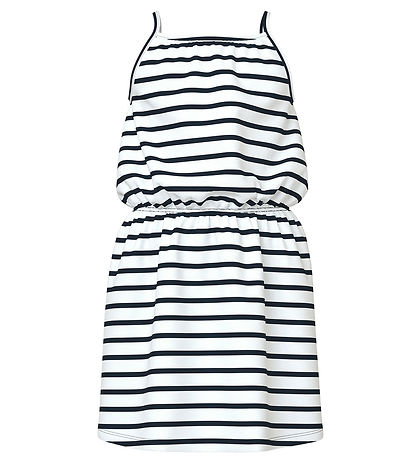 Name It kjole - NkfVigga - Strap - Bright White/Stripe 07