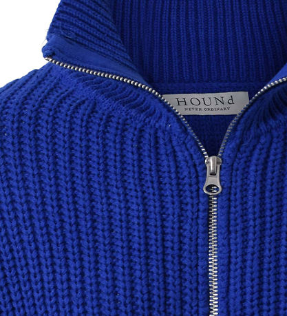 Hound Bluse m. Lynlås - Strik - Cobalt blue