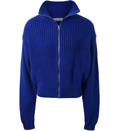 Hound Bluse m. Lynlås - Strik - Cobalt blue
