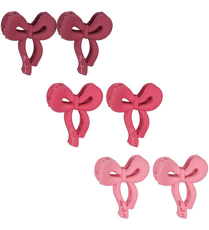 Konges Sløjd Hårklemmer - 6-Pak - Pink Mix