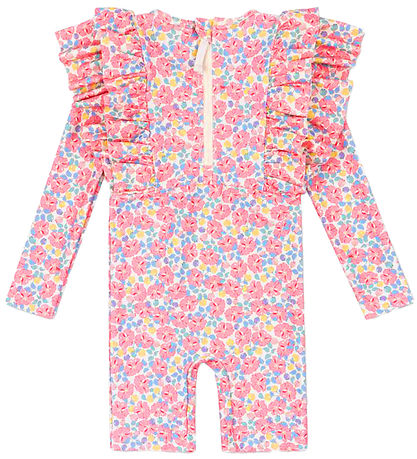 Konges Sløjd Badeheldragt - UV50+ - Manuca Frill - Rose Anglaise