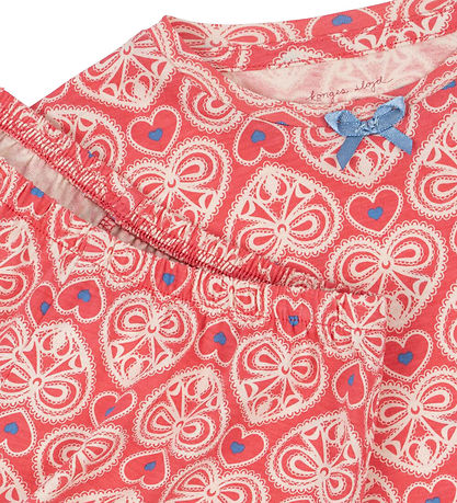 Konges Sløjd Sæt - T-shirt/Shorts - Famo Frill - Lacy Lace
