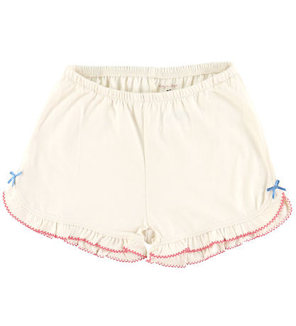 Konges Sløjd Sæt - T-shirt/Shorts - Famo Frill - Ecru