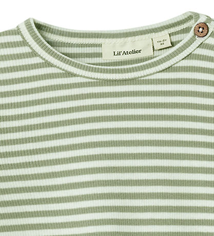 Lil' Atelier Bluse - Rib - Noos - NmmGago - Limestone
