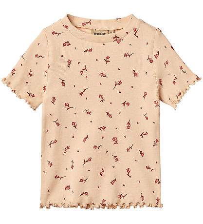 Wheat T-shirt - 2-pak - Alicia - Rose Water Flowers