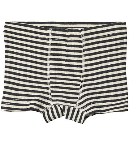 Wheat Boxershorts - 2-pak - Louis - Navy Rib Stripe