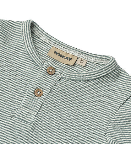 Wheat Body l/æ - Rib - Benny - Stormy Sea Stripe