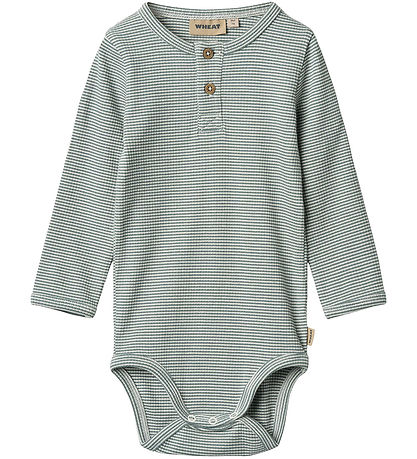 Wheat Body l/æ - Rib - Benny - Stormy Sea Stripe