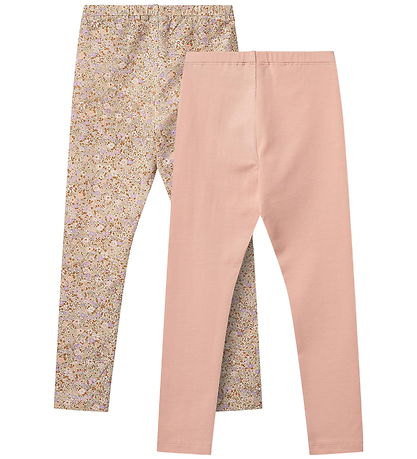 Wheat Leggings - 2-pak - Jules - Lilac Flower Meadow