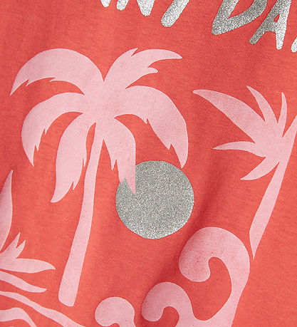 Name It T-shirt - NkfJely - Spiced Coral