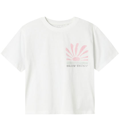 Name It T-shirt - NkfJely - Bright White