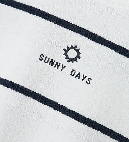 Name It T-shirt - NkmJaben - Bright White/Navy Blazer