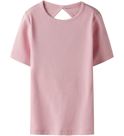 Name It T-shirt - Rib - NkfJalgos - Cameo Pink
