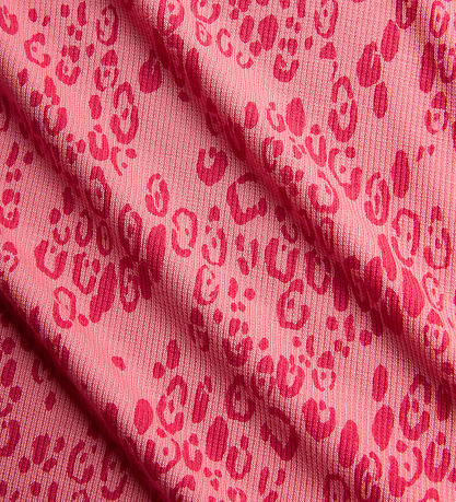 Mini Rodini Kjole - Pink m. Leopardprint