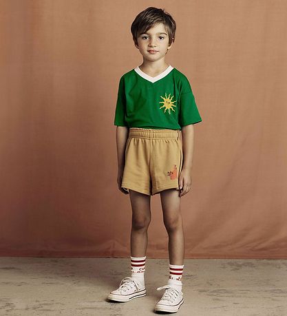 Mini Rodini T-shirt - Grøn m. Sol
