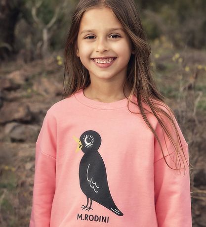 Mini Rodini Sweatshirt - Pink m. Solsort
