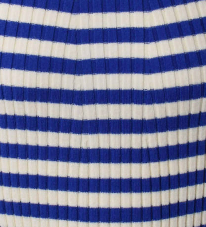 Hound Bluse - Strik - Stripe Knit - Cobalt Blue