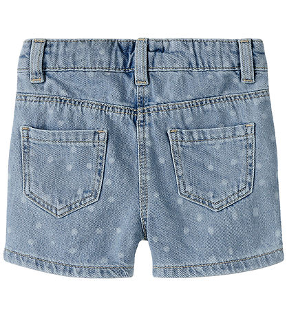 Name It Shorts - NmfRose - Light Blue Denim/Dots