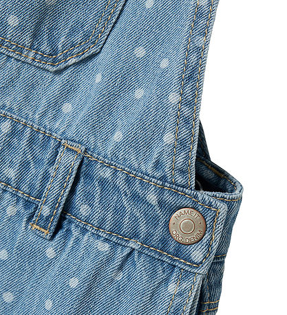 Name It Nederdel - NmfJuliana - Light Blue Denim/Dots