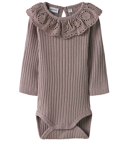 Name It Body l/æ - Rib - NbfJohanne - Purple Dove