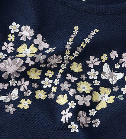 Name It T-shirt - NmfVayana - Navy Blazer/Butterfly