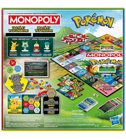 Hasbro Spil - Monopoly Pokemon